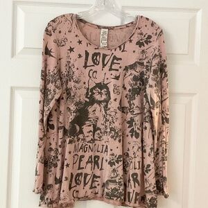 Magnolia Pearl Unicorn Kitty long sleeve tee